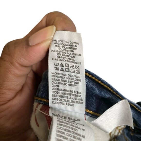 Lucky Brand Women's Dark Indigo Sweet'N Straight Ankle Denim Jeans - Picture 6 of 10